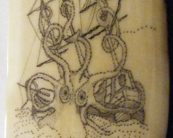 DSCF3095-scrimshaw kraken - More shading