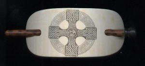 Celtic cross on pre-ban ivory by Scot Kimel