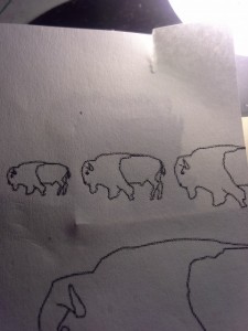 buffalo template from "scrimspirations Book 1"