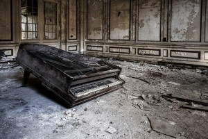 Abandoned Grand Piano
