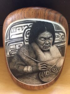 Scrimshaw of Alaskan